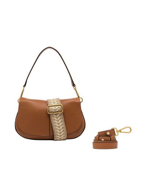 borsa donna helena round in pelle caramello Gianni Chiarini | BS11088-TKL-NAETN1117